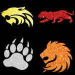 Lions and Tigers and Bears - Glitter Stencil Tattoo Kit for Horses - Equiluxe Tack