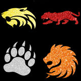 Lions and Tigers and Bears - Glitter Stencil Tattoo Kit for Horses - Equiluxe Tack