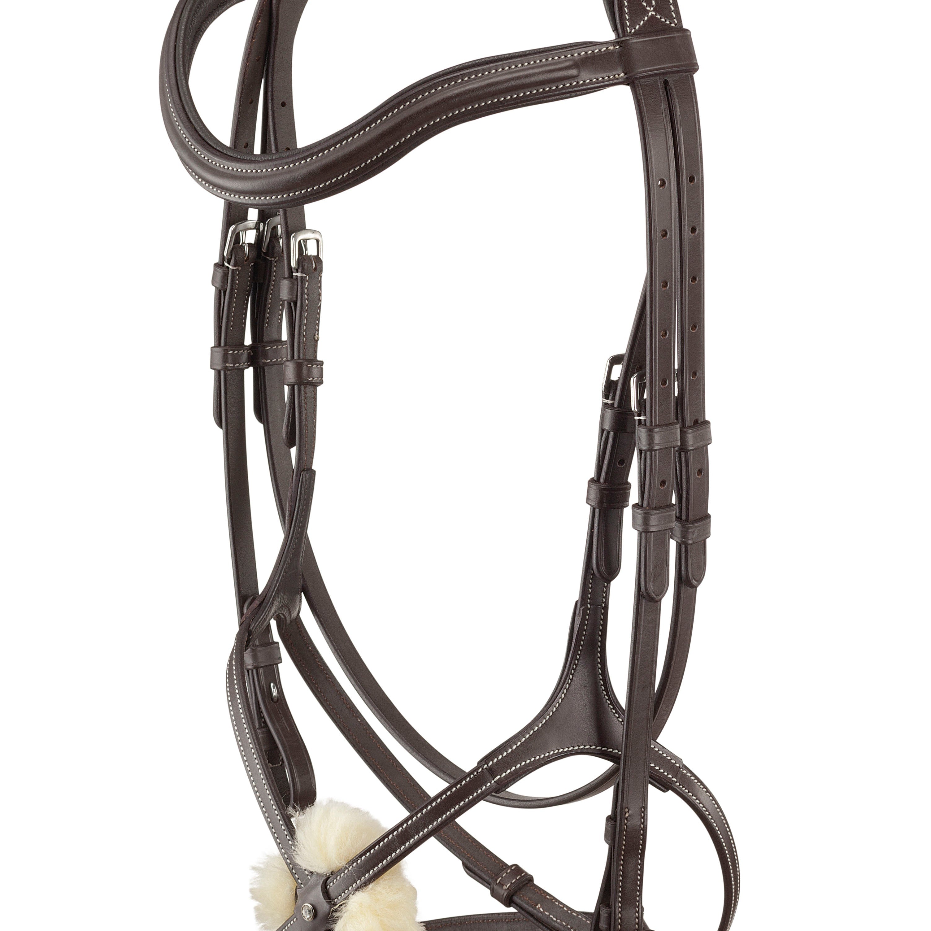 Makebe Italian Leather Figure-8 Jumper Bridle - Equiluxe Tack
