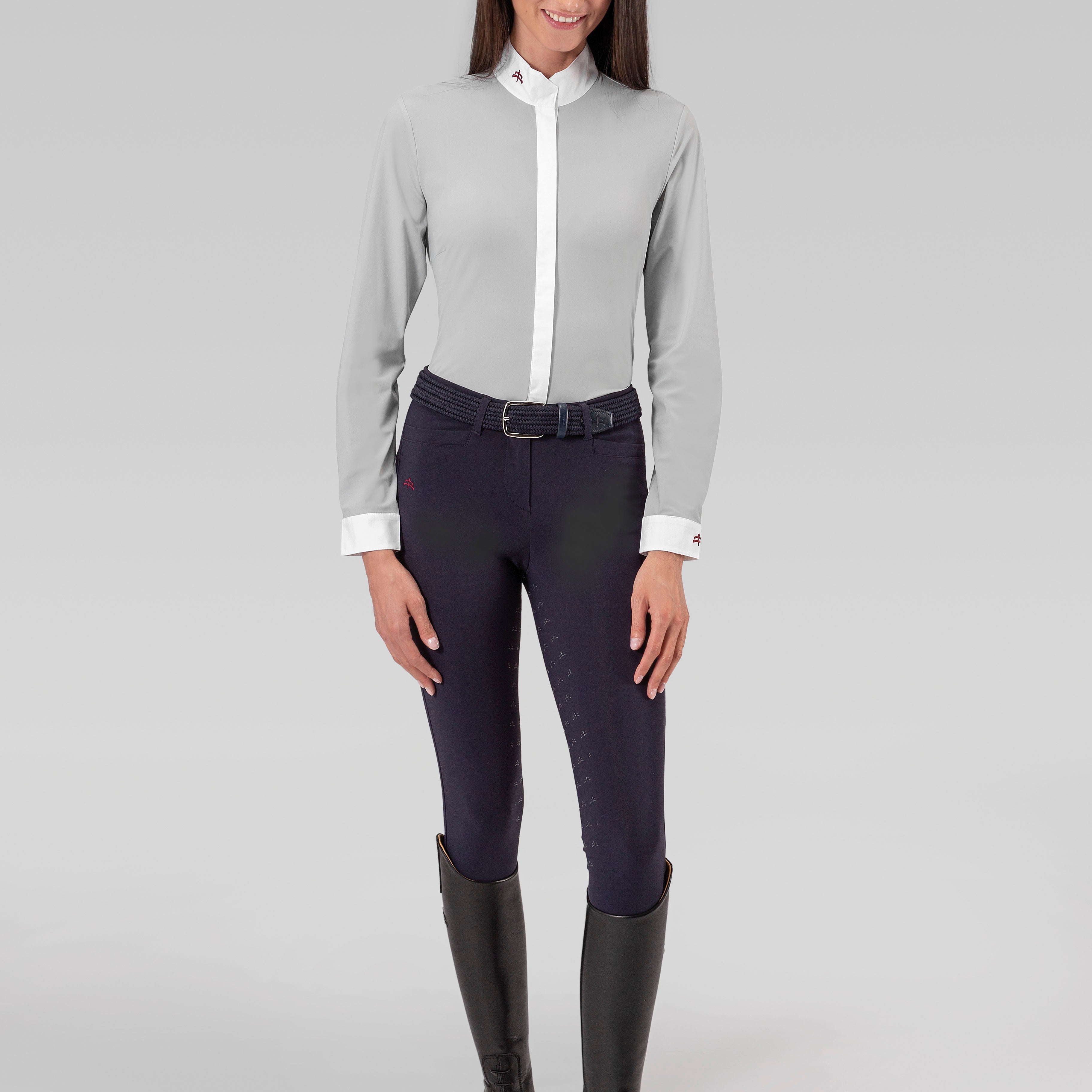 Makebe Italy Ladies breeches Full Seat Silicone Grip Petra Breeches - Equiluxe Tack