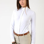 Makebe Italy Ladies Long Sleeve Dafne Show Shirt - Equiluxe Tack