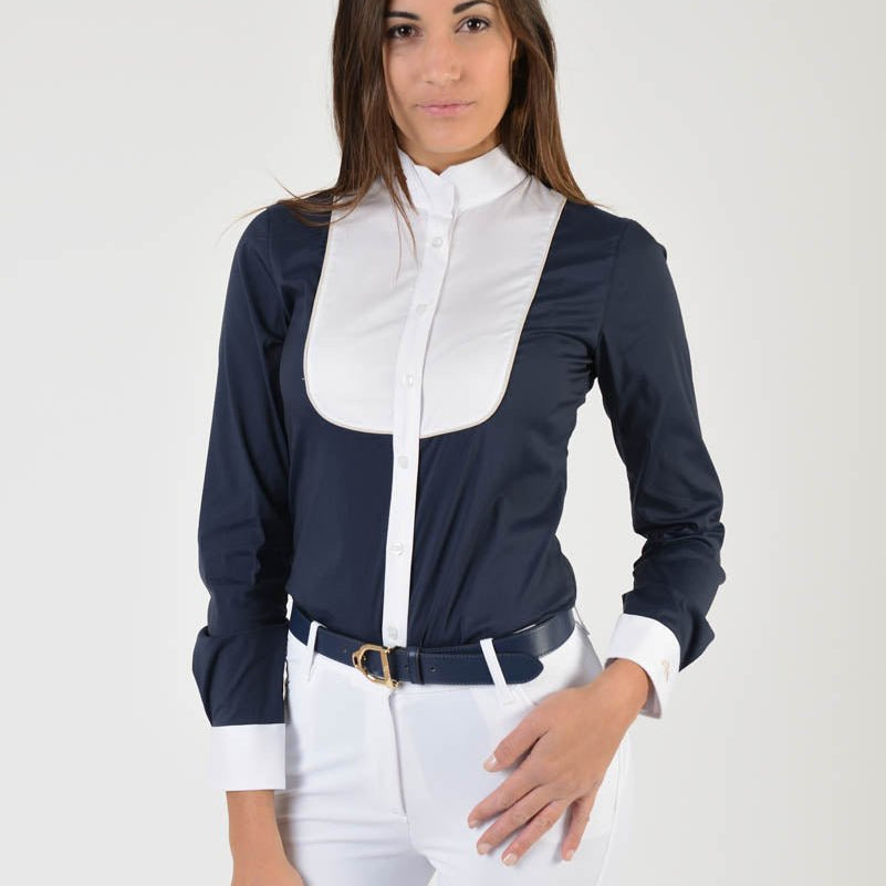 Makebe Italy Ladies Long Sleeve Grace Show Shirt - Equiluxe Tack