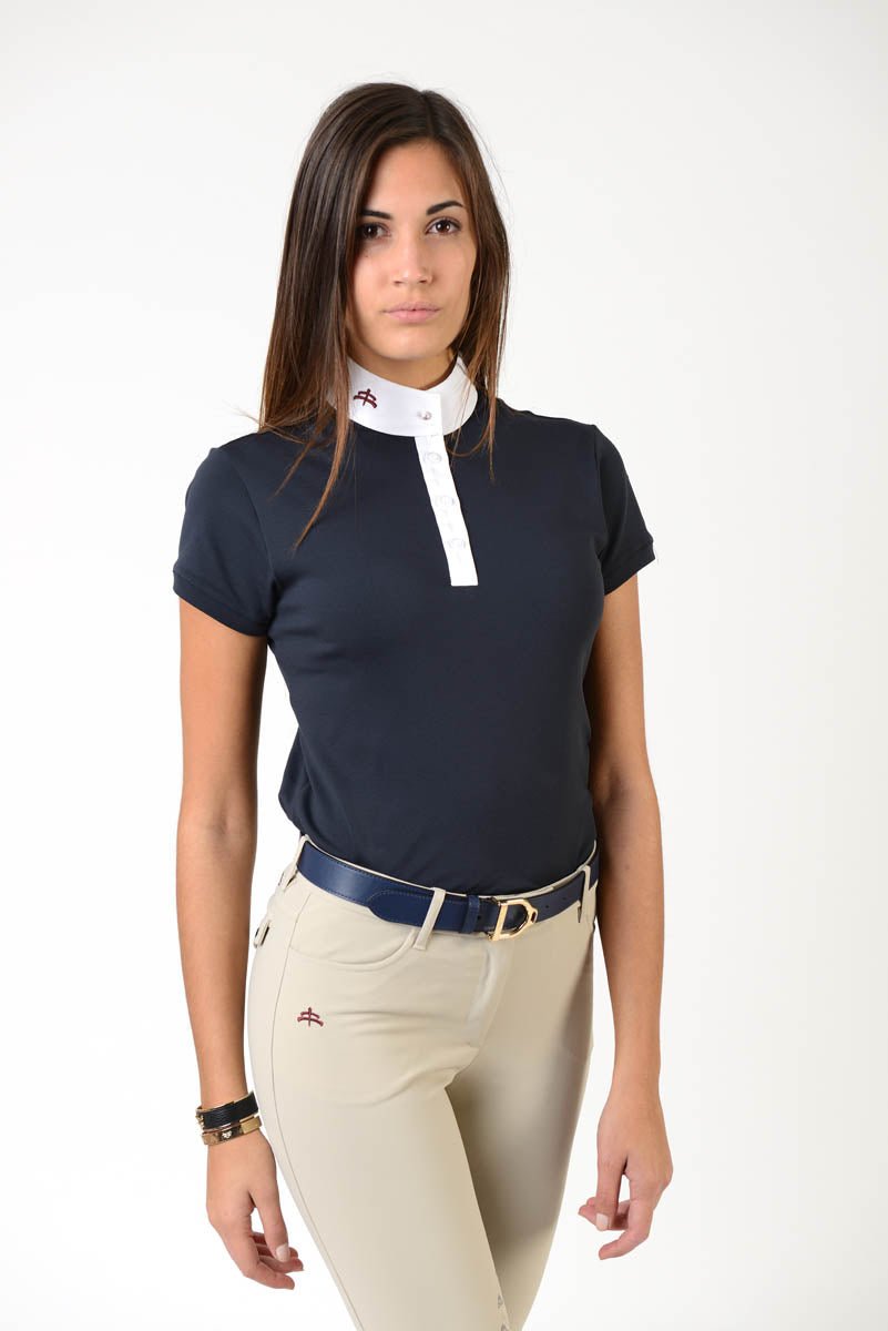 Makebe Italy Ladies Short Sleeve Caroline Show Shirt - Equiluxe Tack