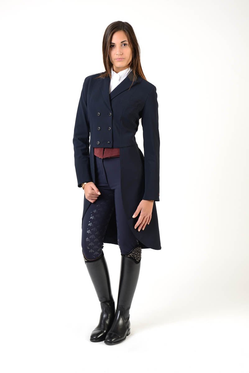 Makebe Italy Ladies Technical Fabric DEHA Shadbelly Show Coat - Equiluxe Tack