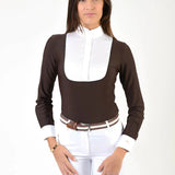 Makebe Italy Long Sleeve Polo Shirt - Angel - Equiluxe Tack
