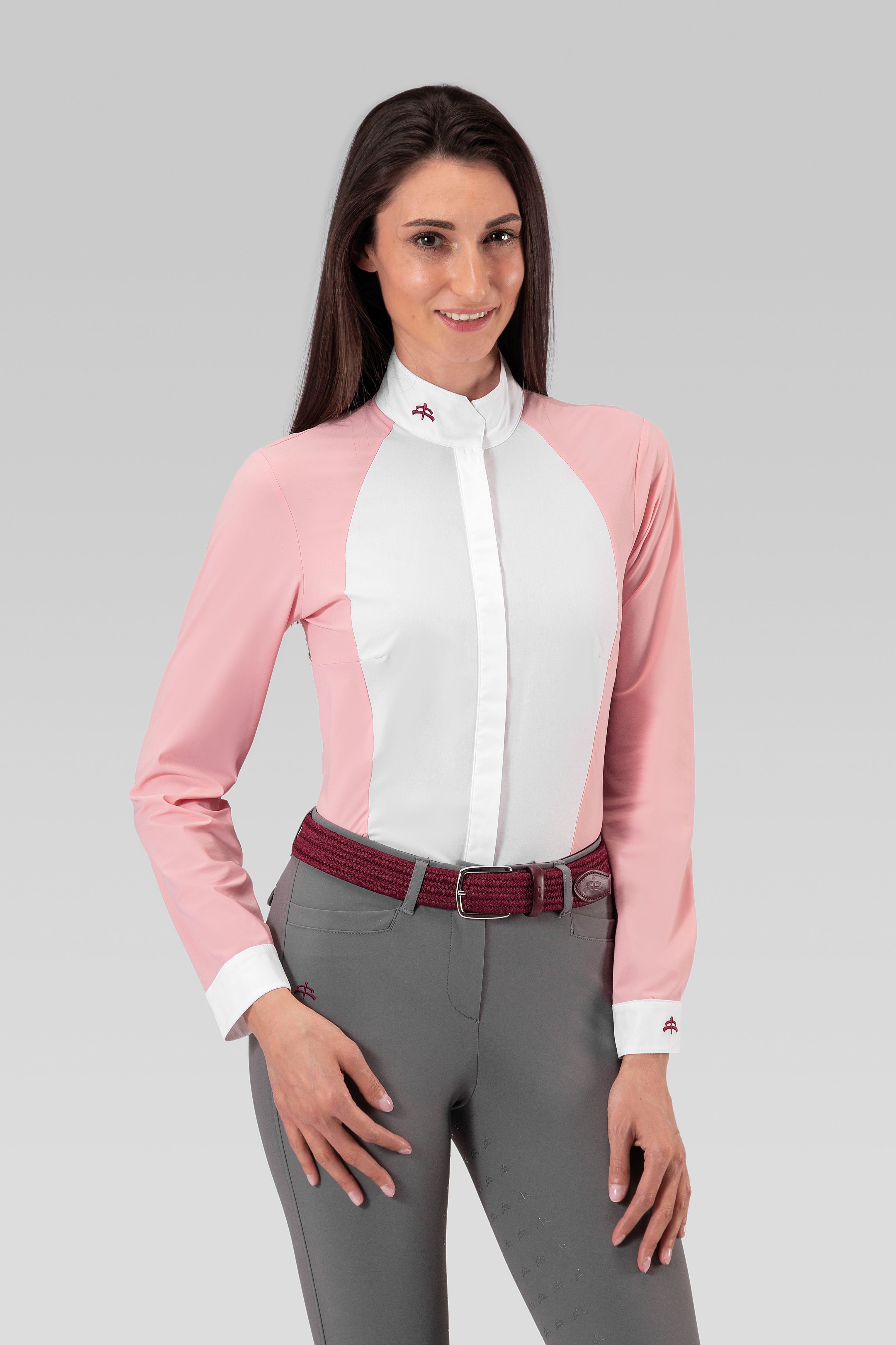Makebe Italy Margot Technical Fabric Long Sleeve Show Shirt - Equiluxe Tack