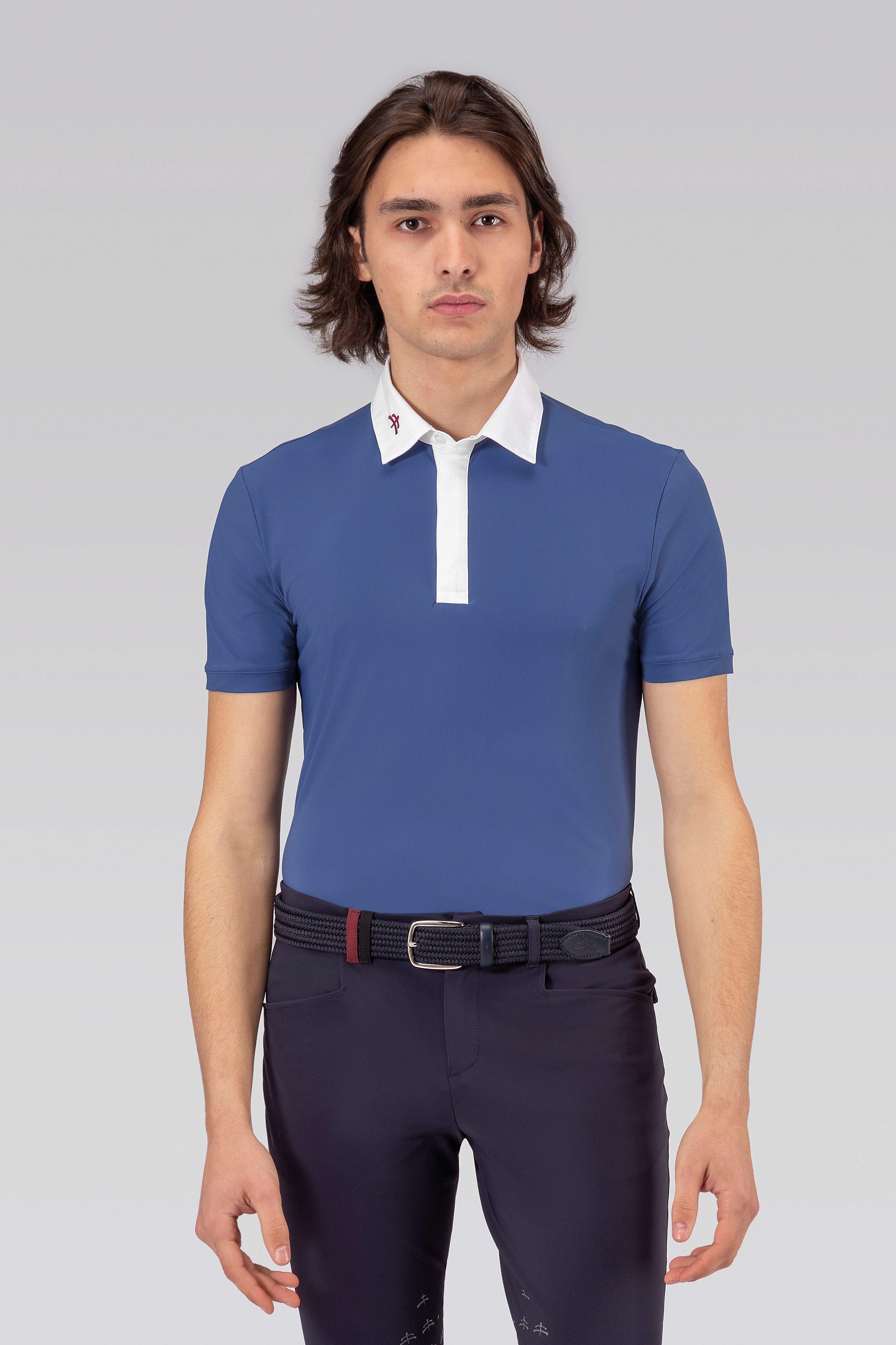 Makebe Italy William Men's Technical Fabric Polo Shirt - Equiluxe Tack