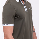 Makebe Mark Men's Short Sleeve Polo Sun Shirt - Equiluxe Tack