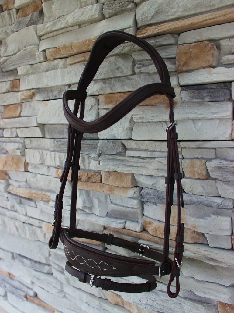 'Marte' Fancy Stitch Bridle w/ Flash - Equiluxe Tack