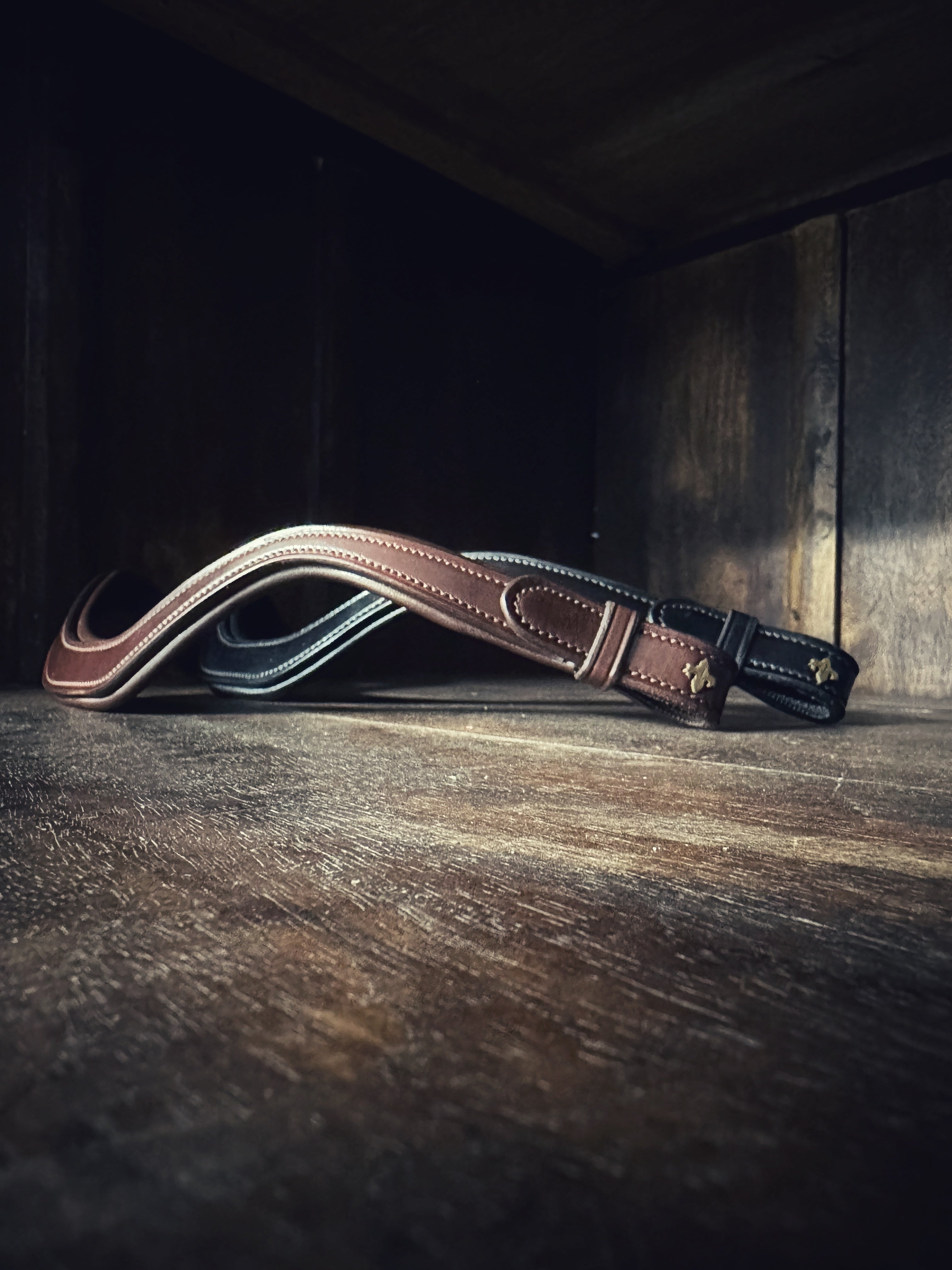 Masego Square Plain Leather Browband - Equiluxe Tack