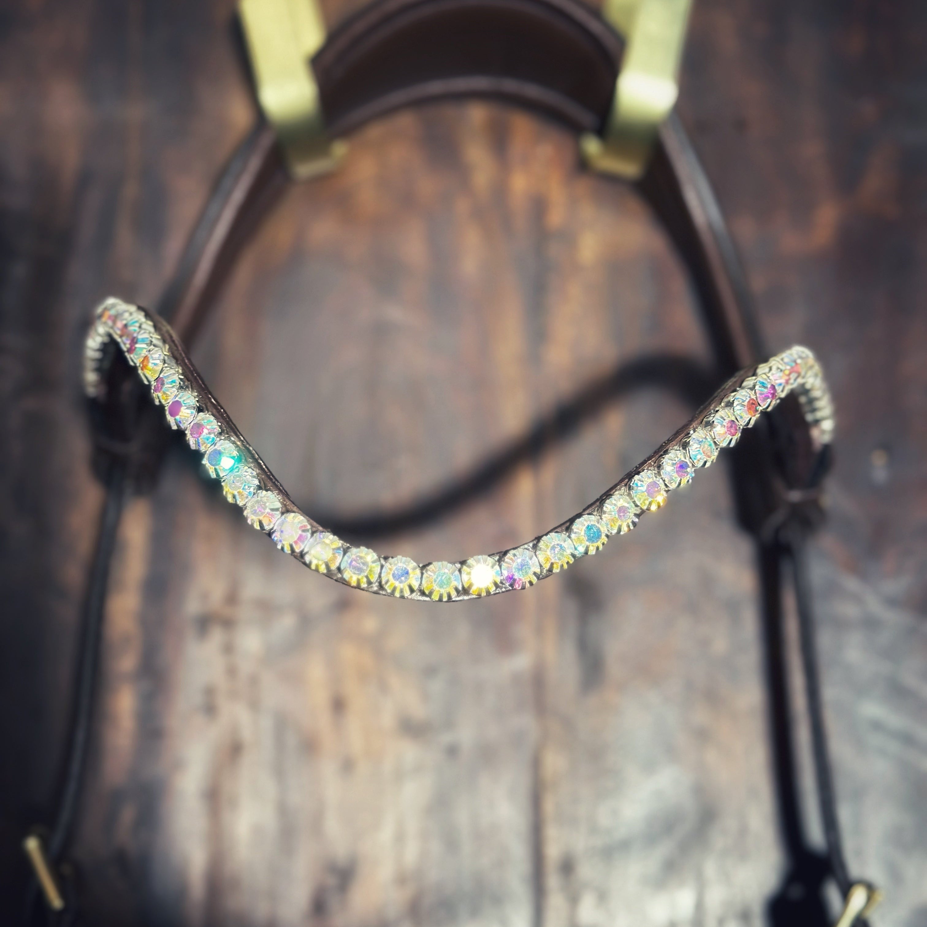 Masego White Rainbow U - Shape Browband - MASEGO horsewear - Equiluxe Tack