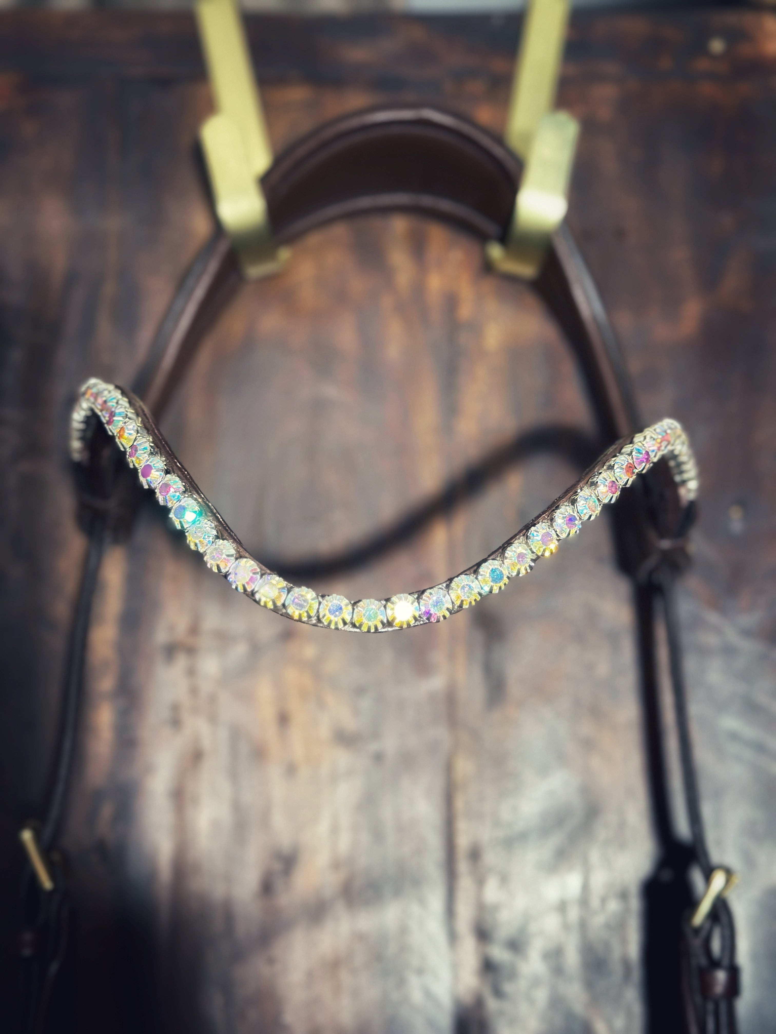Masego White Rainbow U - Shape Browband - MASEGO horsewear - Equiluxe Tack