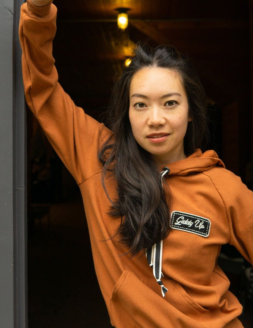 Milton Menasco | Giddy Up Chenille Patch Hoodie - Street and Saddle - Equiluxe Tack