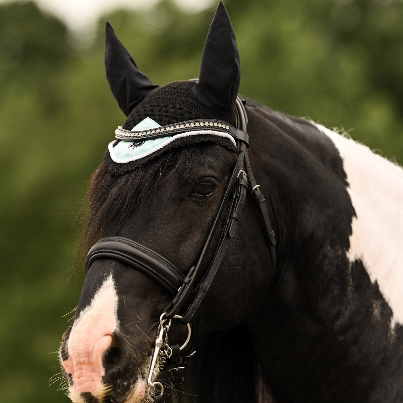 Mint Green Fly Hat - Equiluxe Tack