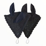 Navy or Black Tie Down Fly Bonnet - Equiluxe Tack