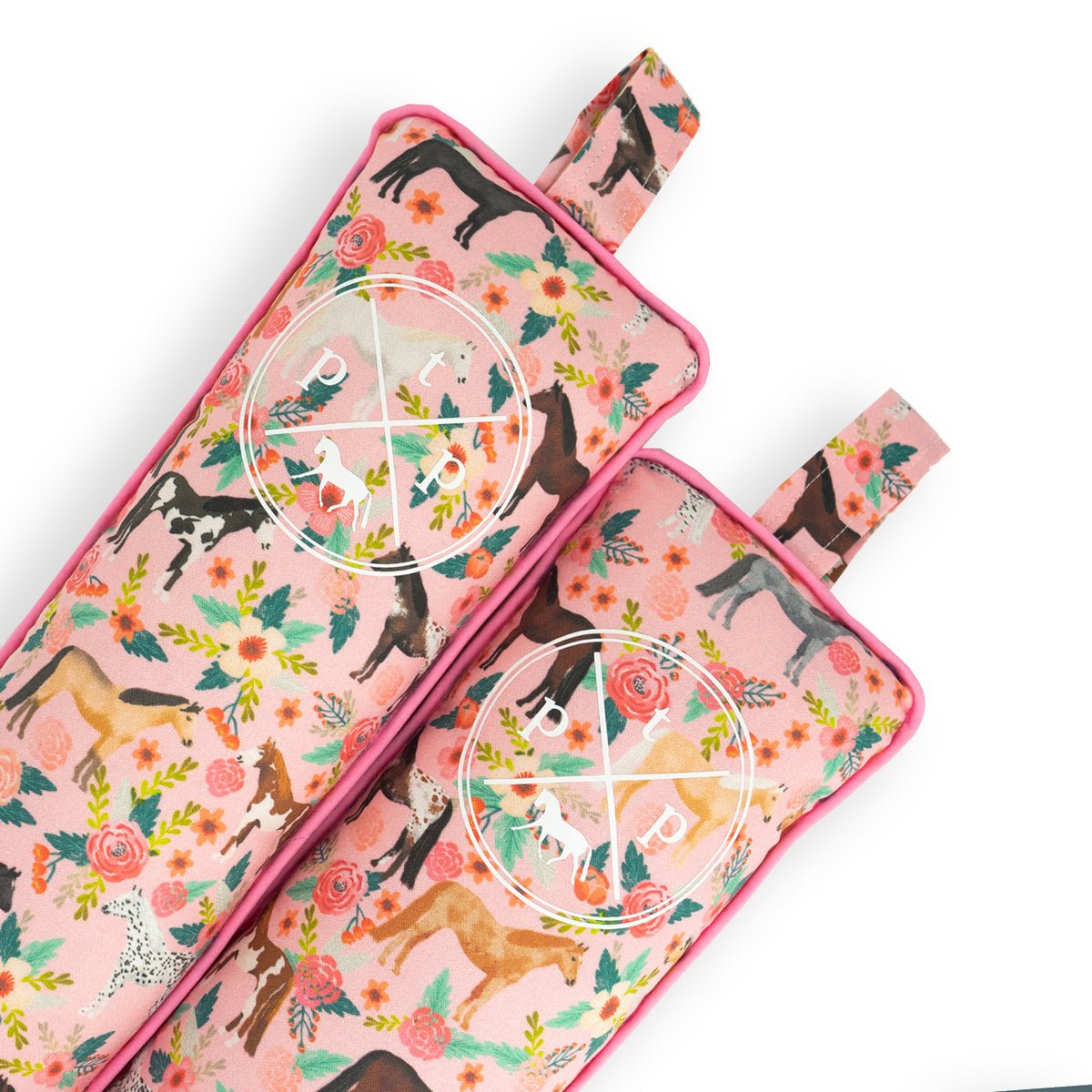 Pink Floral Horses - Boot Stuffers - Equiluxe Tack