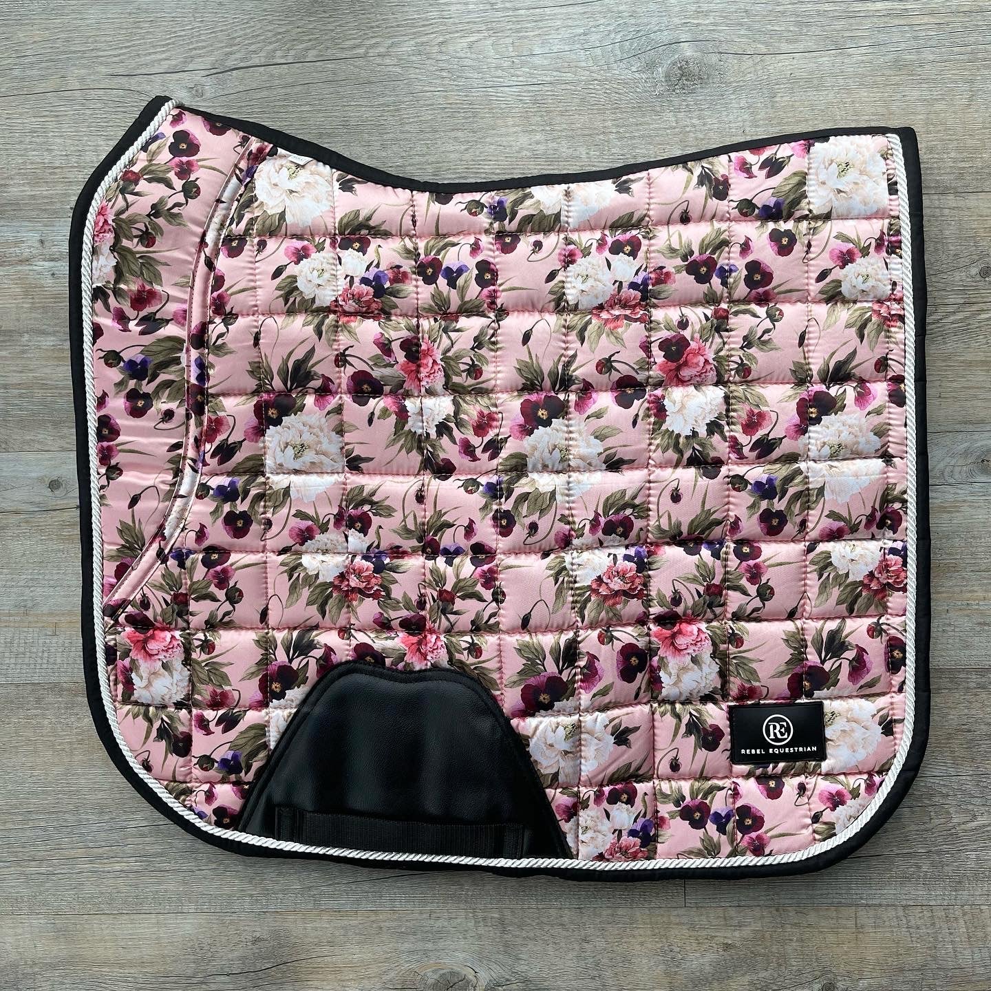 Pink Posy Dressage Pad - Equiluxe Tack