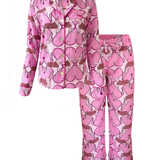 Rönner Horsebond PJ’s Set | Pink | Equestrian Sleepwear Collection