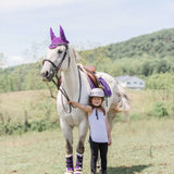 Purple Amethyst Brushing Boots - Equiluxe Tack