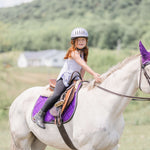 Purple Amethyst Saddle Pad - Equiluxe Tack