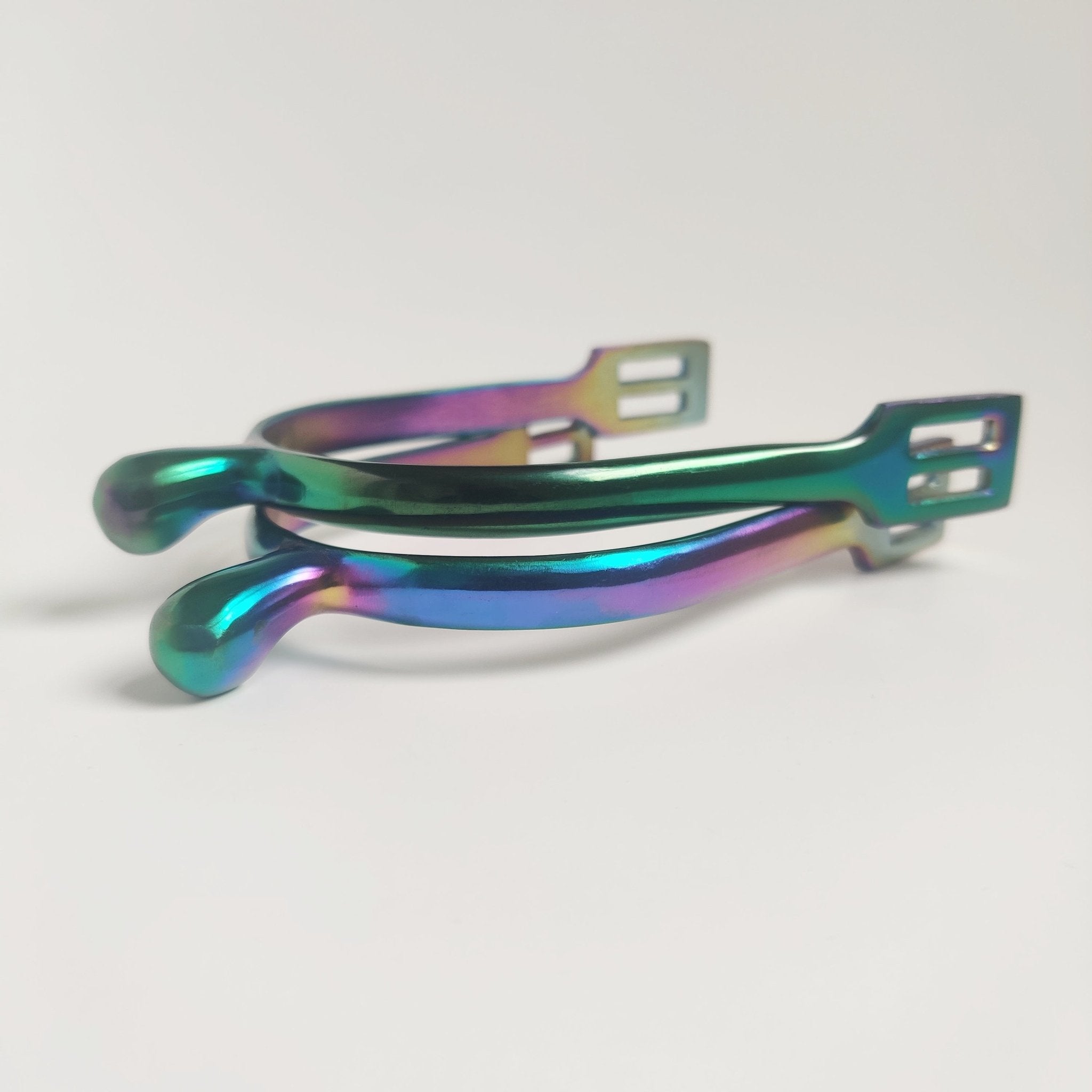 Rainbow Round End Spurs - Equiluxe Tack - Equiluxe Tack