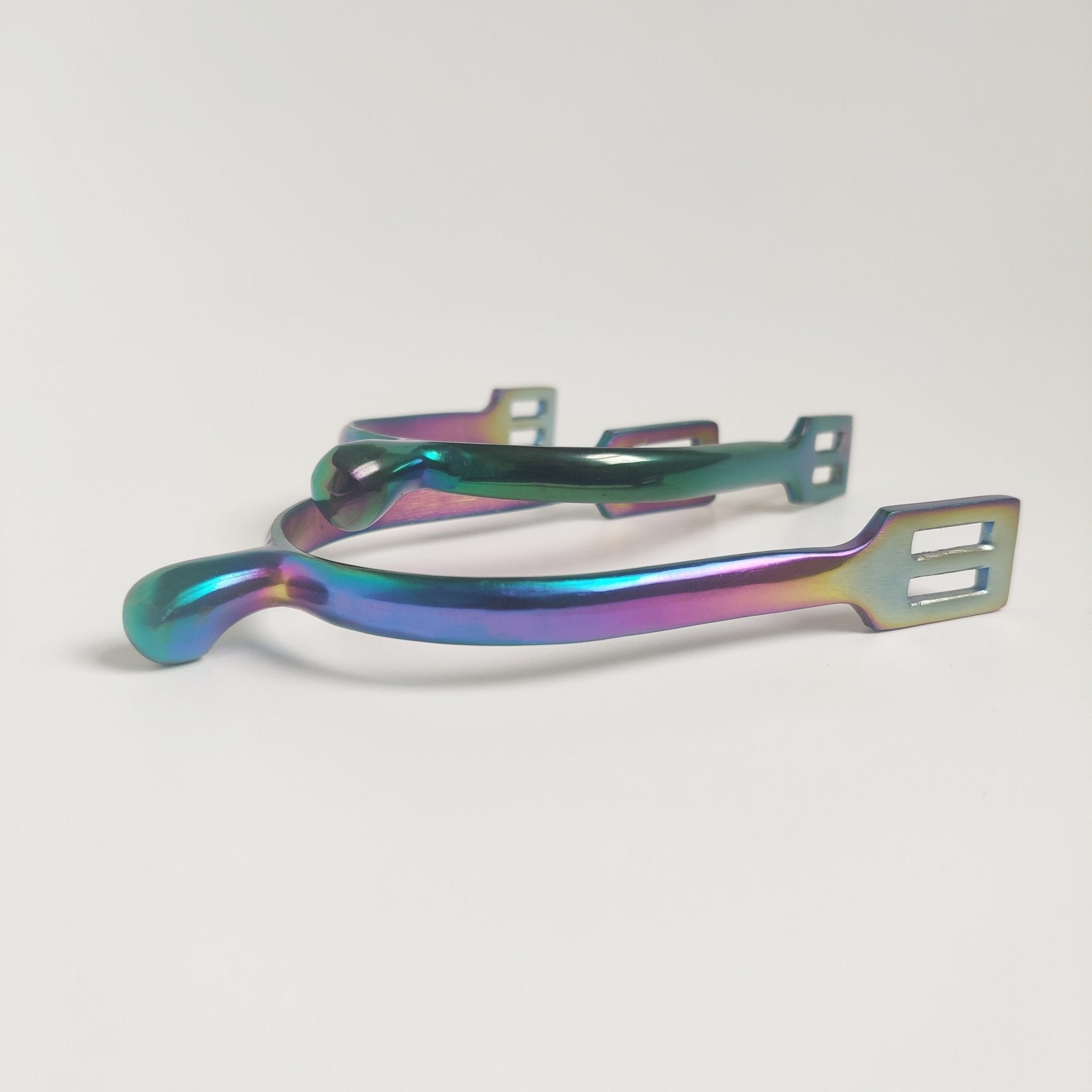 Rainbow Round End Spurs - Equiluxe Tack - Equiluxe Tack