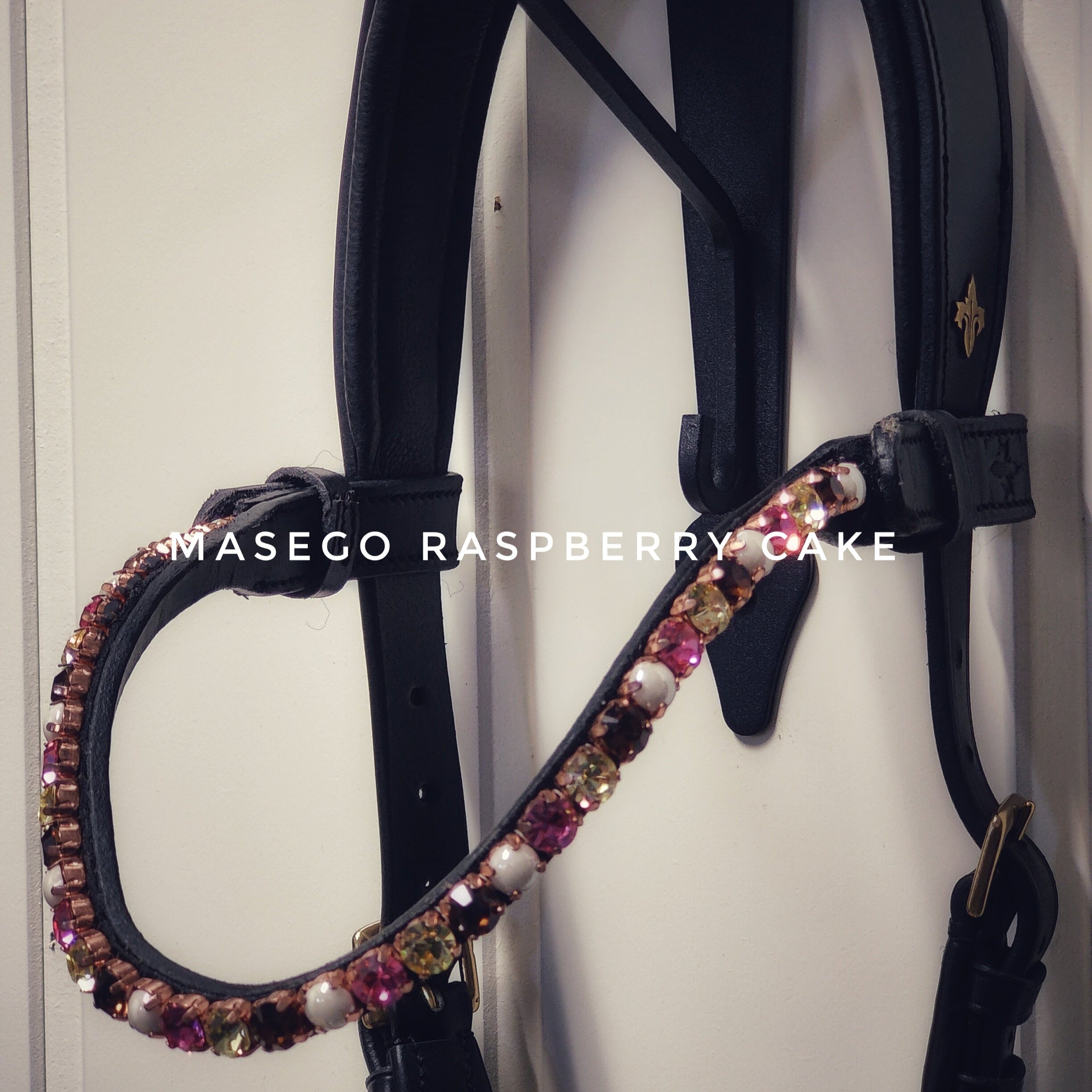 Raspberry Cake Browband - Equiluxe Tack