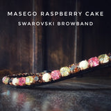 Raspberry Cake Browband - Equiluxe Tack