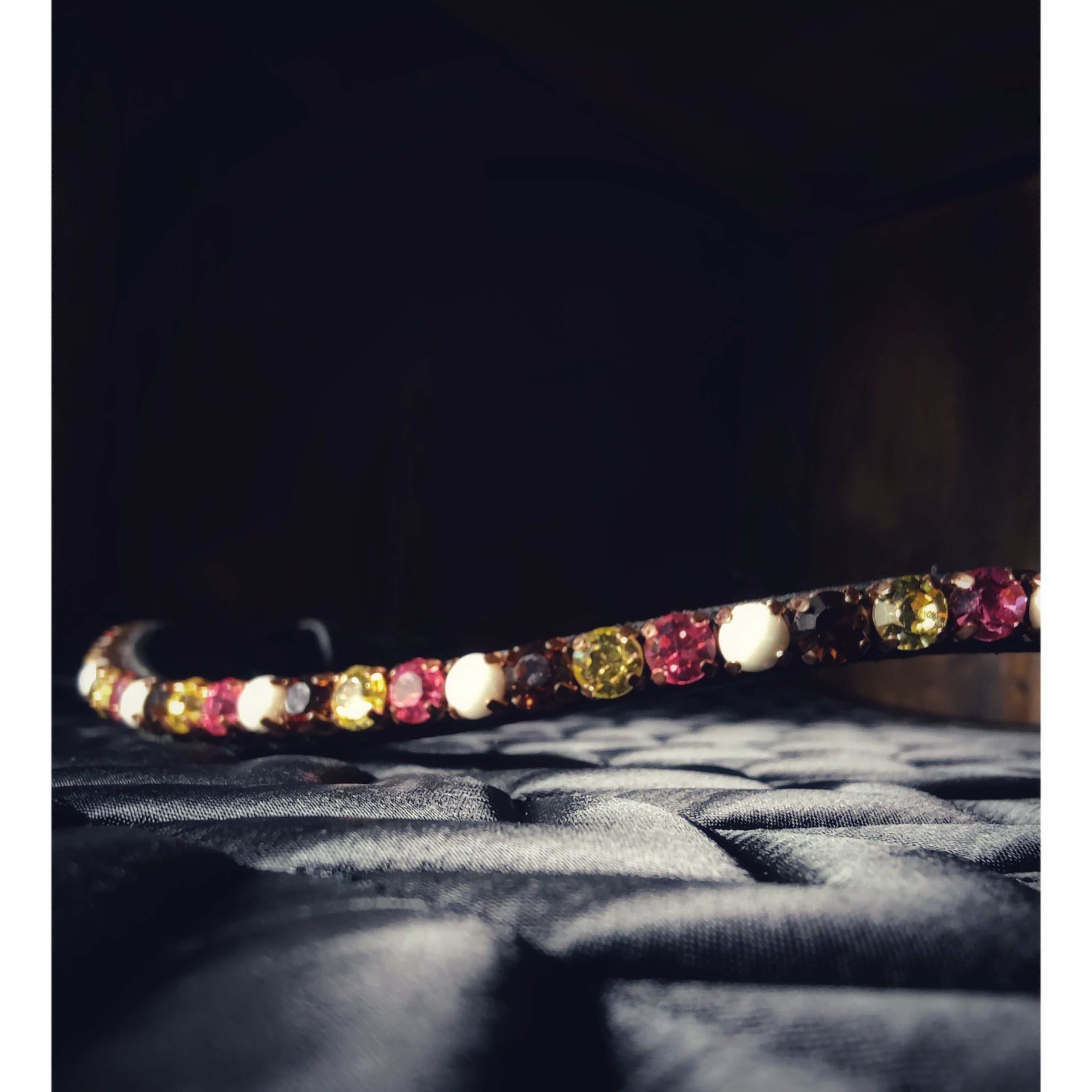 Masego Raspberry Cake Swarovski Browband - MASEGO horsewear - Equiluxe Tack