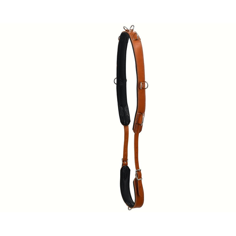 Real Genuine Leather Padded Lunging Surcingle Training Tool - Equiluxe Tack