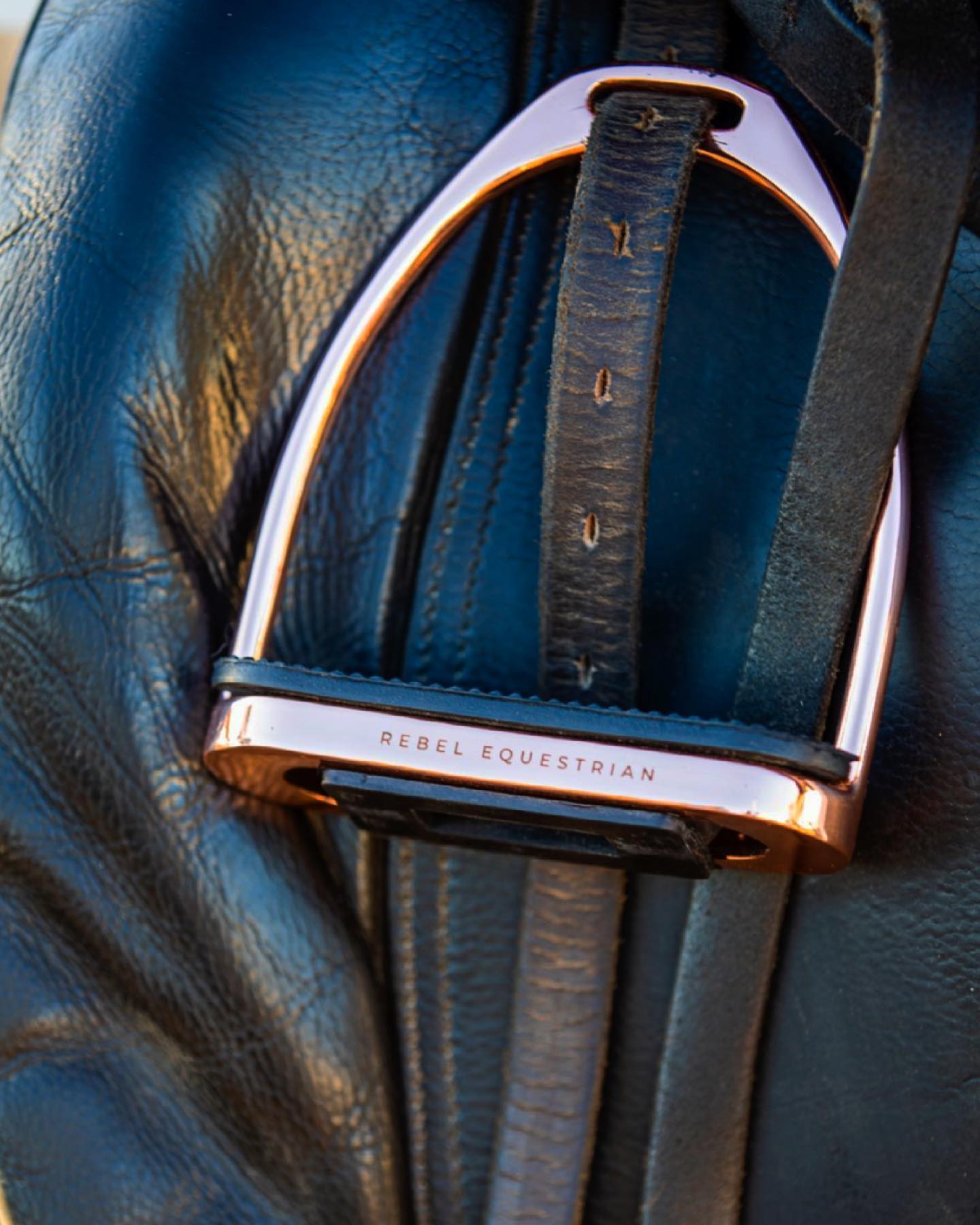 Rose Gold Fillis Irons Stirrups - Equiluxe Tack - Equiluxe Tack