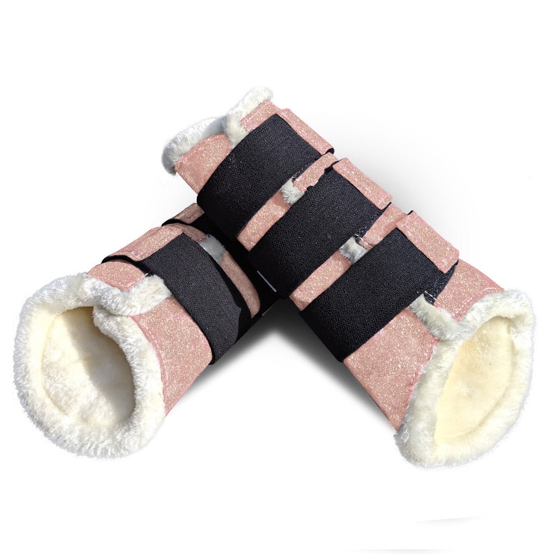 Rose Quartz Brushing Boots - Equiluxe Tack