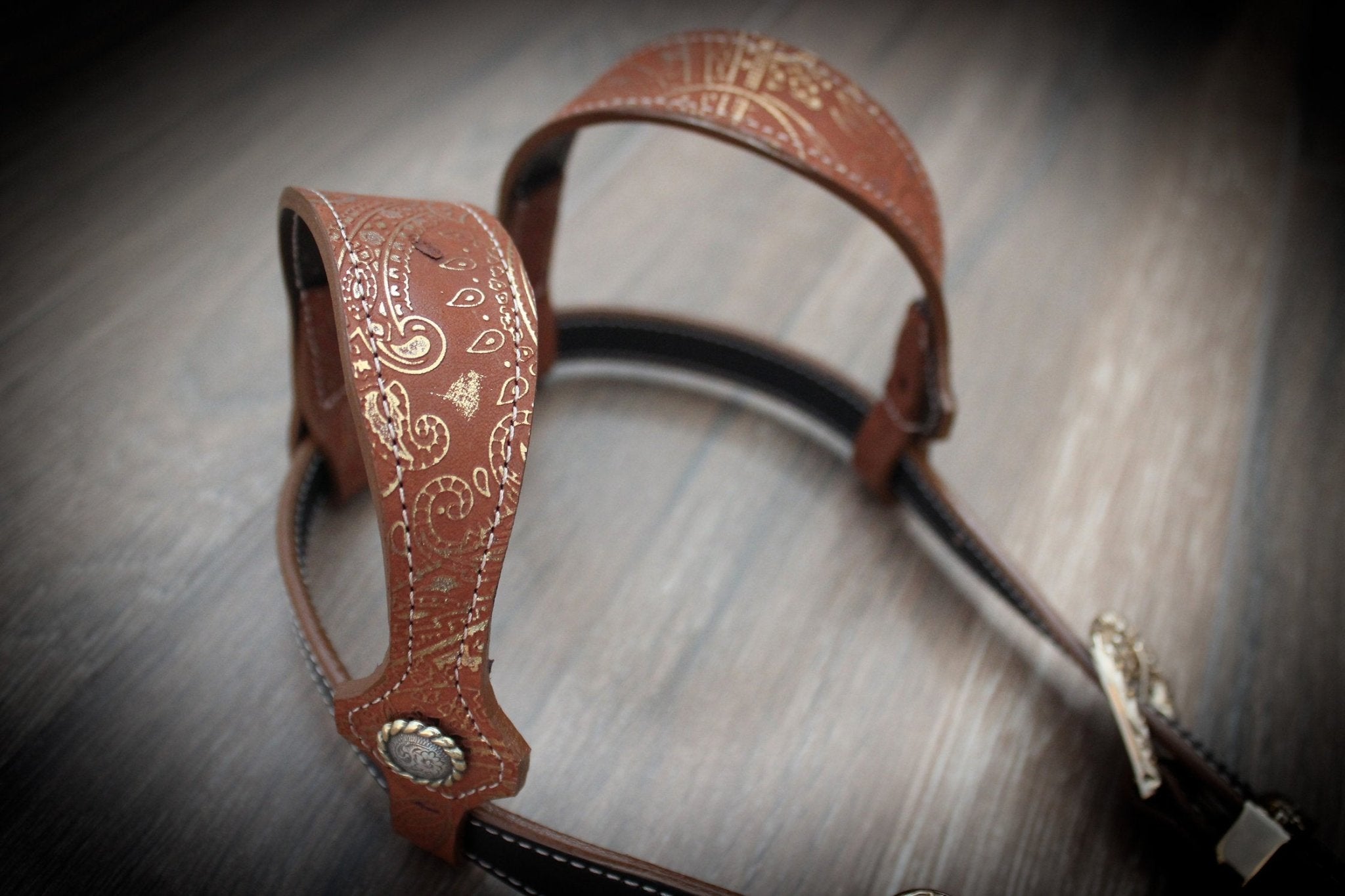 'Rune' Western Headstall Double Ear Bridle - Equiluxe Tack