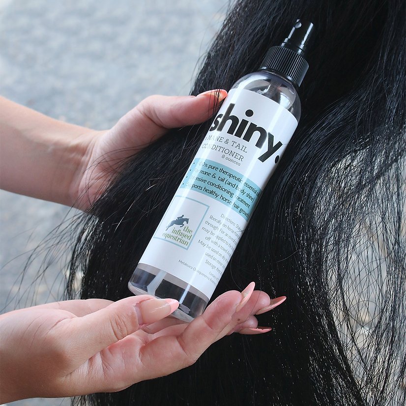 The Infused Equestrian 'shiny' Mane & Tail Conditioner - 8 oz - The Infused Equestrian - Equiluxe Tack