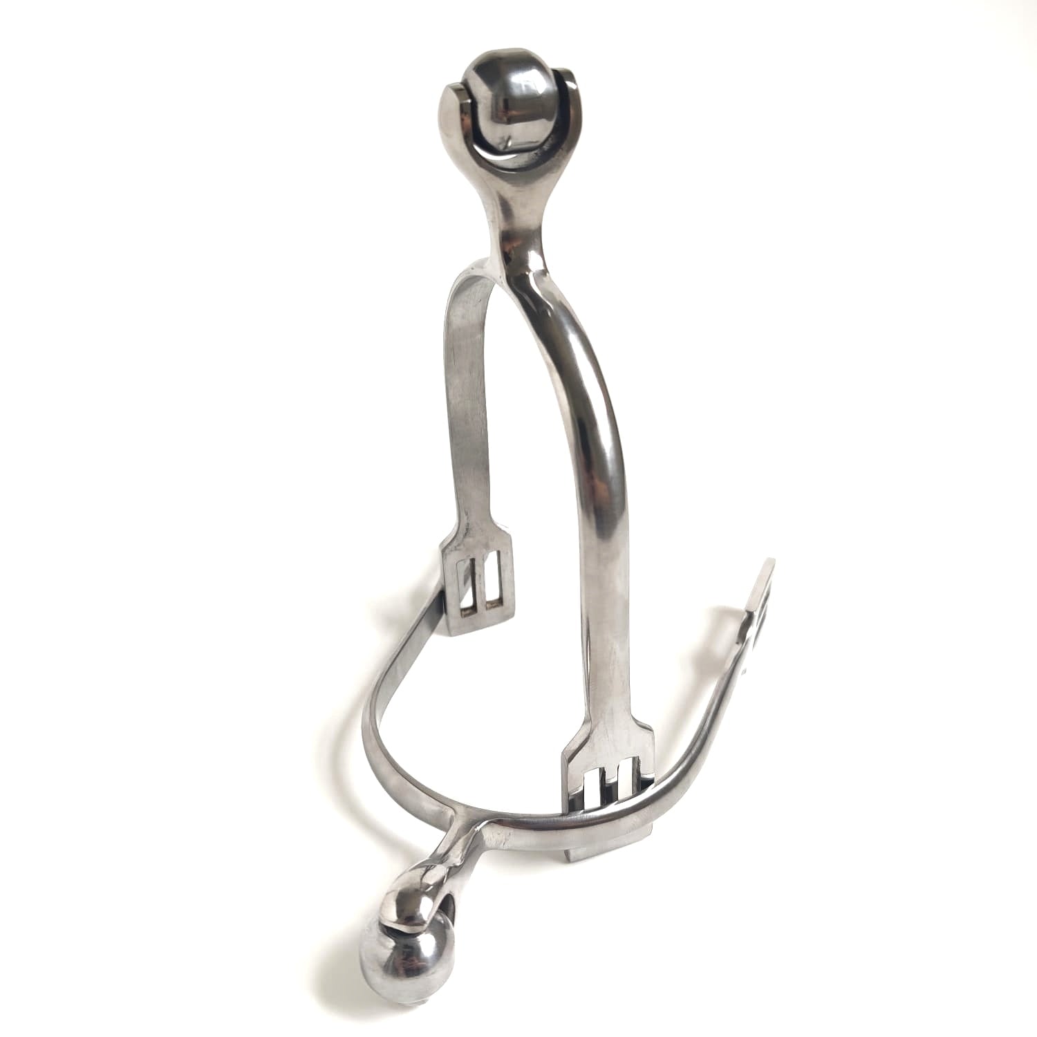 Silver Roller Ball Stainless Steel Spurs - Equiluxe Tack - Equiluxe Tack