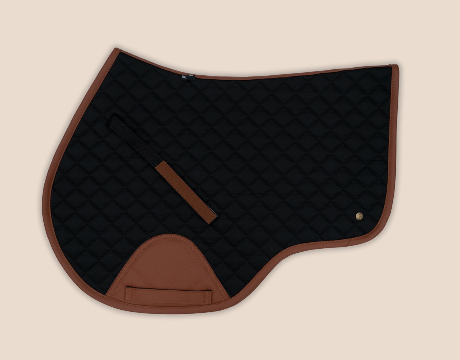 Sixteen Cypress Close Contact Pad, Black & Cognac - PREORDER - Sixteen Cypress - Equiluxe Tack