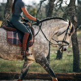 Sixteen Cypress Dressage Pad, Field Plaid & Hickory - PREORDER - Equiluxe Tack