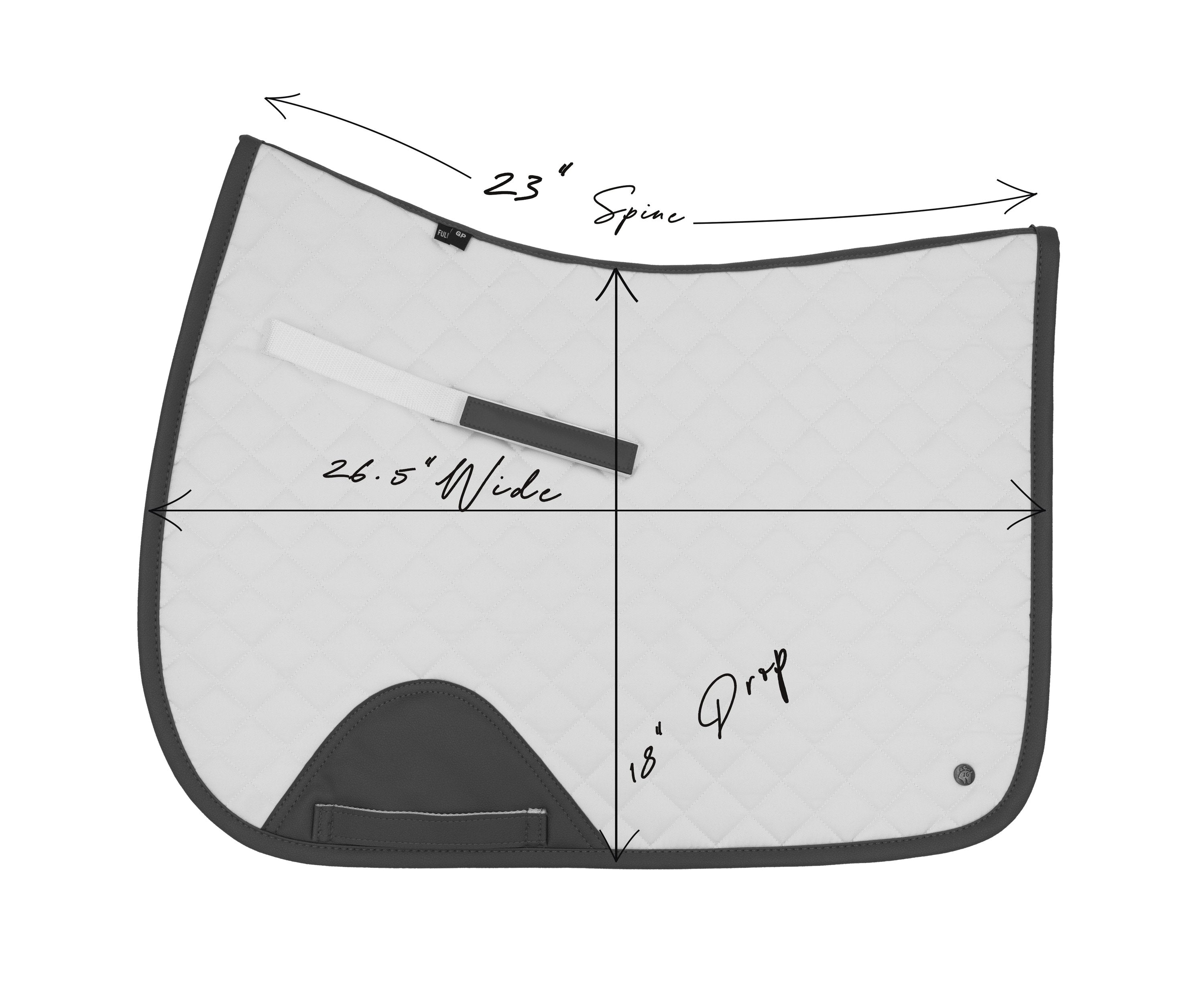 Sixteen Cypress Jumper Pad, Black & Cognac - Sixteen Cypress - Equiluxe Tack