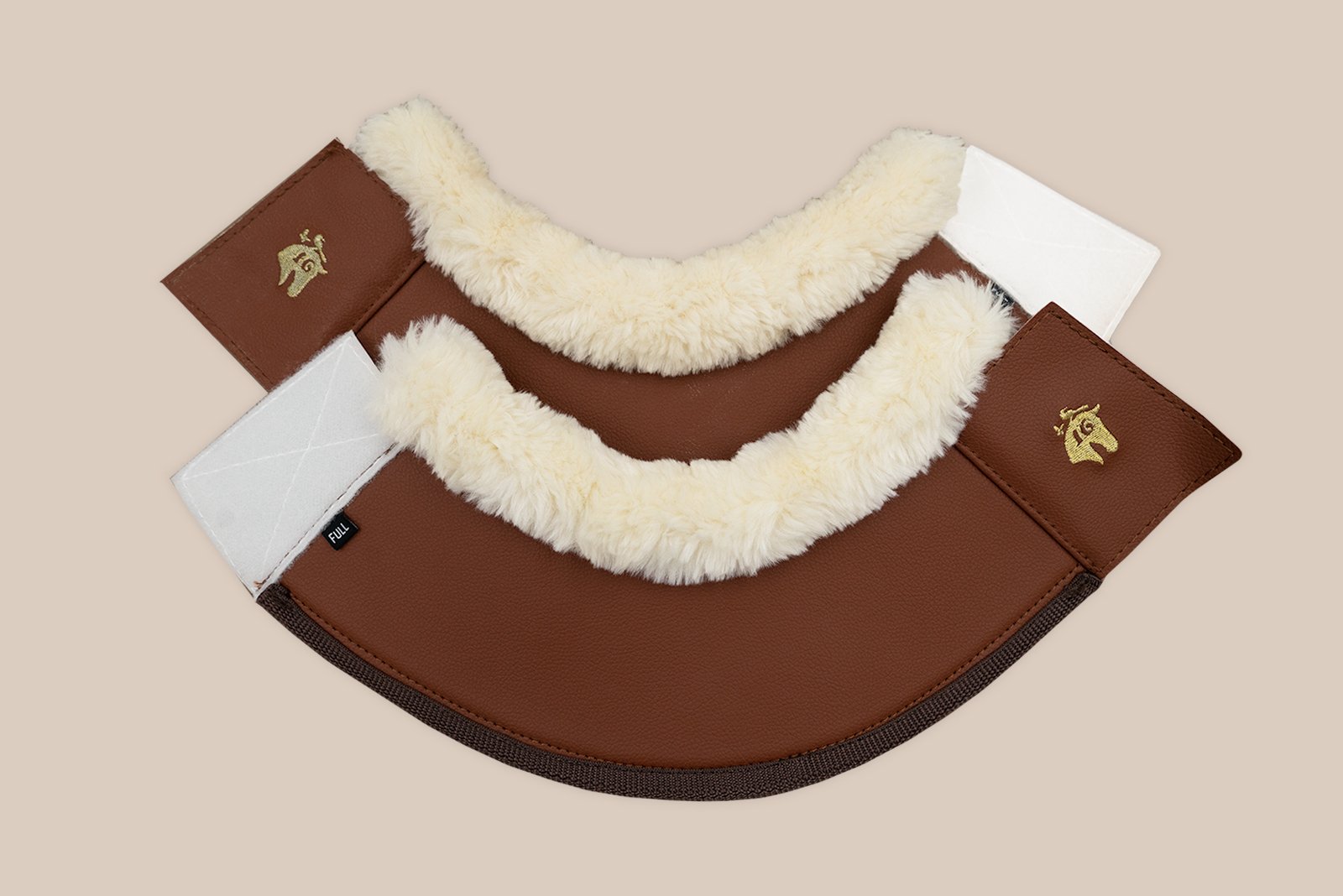 Sixteen Cypress Leatherette Bell Boots, Cognac - Sixteen Cypress - Equiluxe Tack