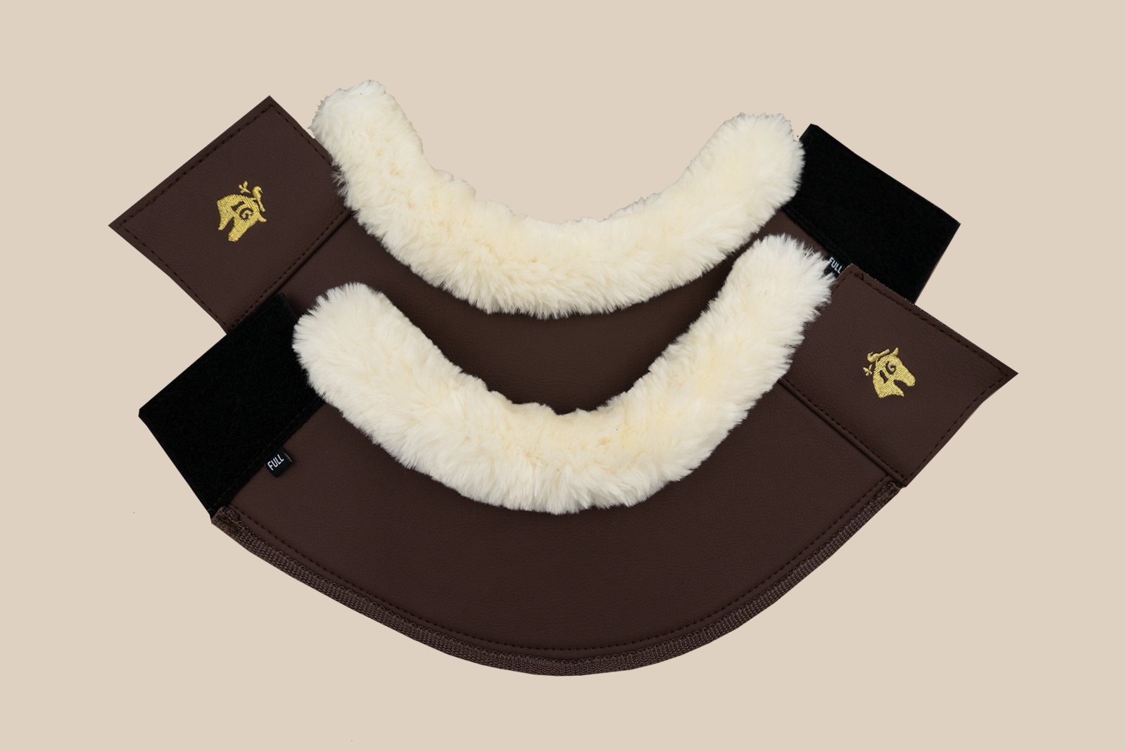 Sixteen Cypress Leatherette Bell Boots, Hickory - Sixteen Cypress - Equiluxe Tack