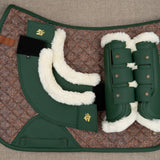 Sixteen Cypress Leatherette Bell Boots, Hunter - Equiluxe Tack