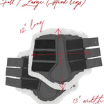 Sixteen Cypress Leatherette Brushing Boots, Hickory - PREORDER - Sixteen Cypress - Equiluxe Tack