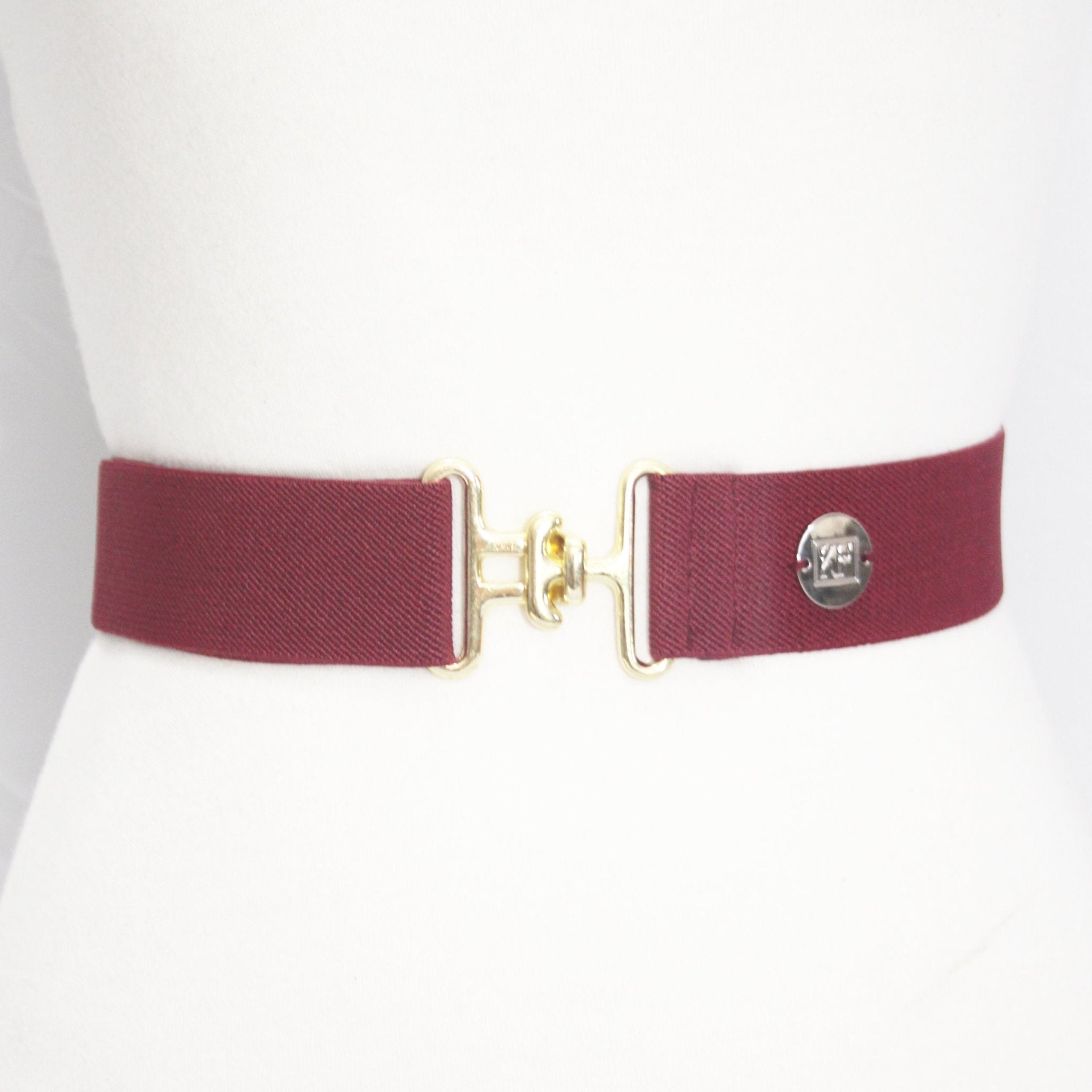 Solid Burgundy Maroon 1.5" or 2" Riding Belt - Equiluxe Tack