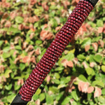 Solid Color Beaded Dressage Whip - Equiluxe Tack