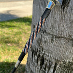 Spiral Pattern Beaded Dressage Whip - Custom Colors - Equiluxe Tack