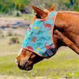 Star Point Dinosaur Fly Mask (Mini to Horse Size) - Equiluxe Tack