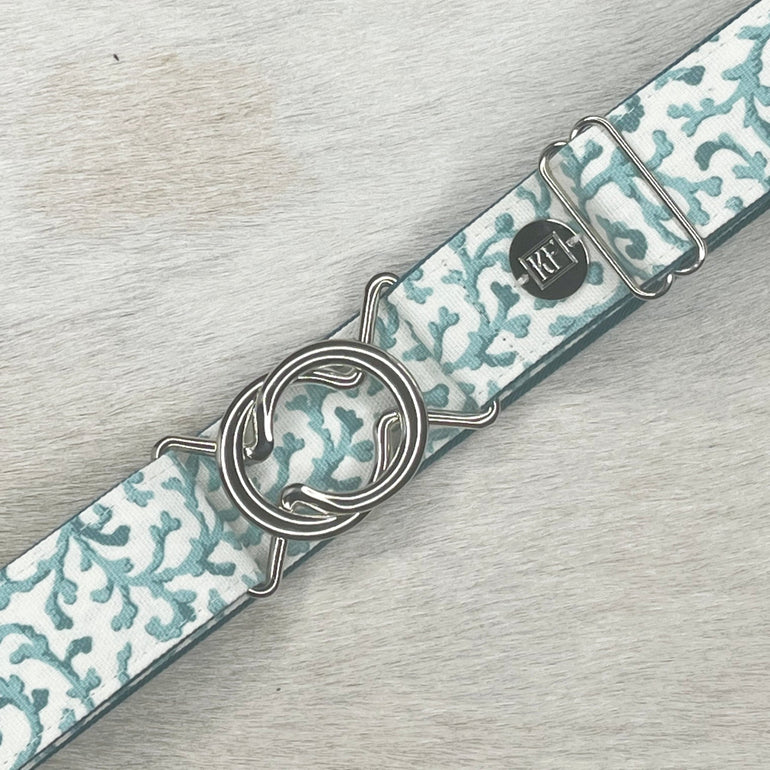 Teal Coral 1.5" Riding Belt - Equiluxe Tack