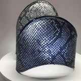 The Lisbon Grey Snakeskin Boot Crown Toppers - Equiluxe Tack