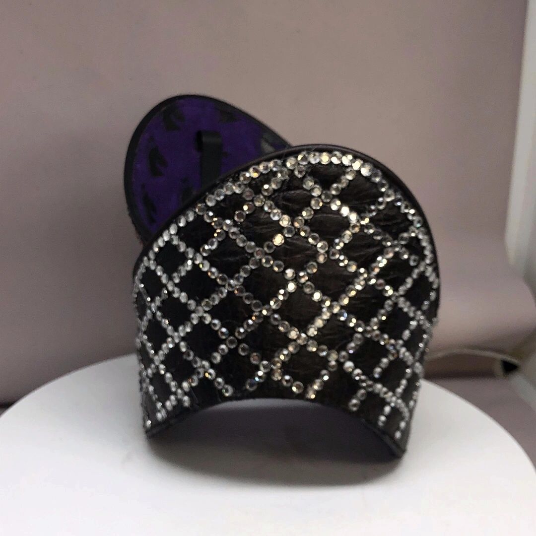 The Monaco Swarovski Crystals All Over Boot Crown Toppers - Equiluxe Tack