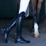 The Thermal Navy Crocodile Boot Crown Toppers - Equiluxe Tack